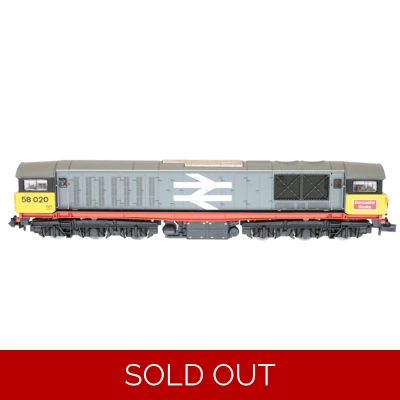 DAPOL 2D-058-002 N Gauge CLASS 58 58020 Railfreight Revised Front Logo Red Stripe